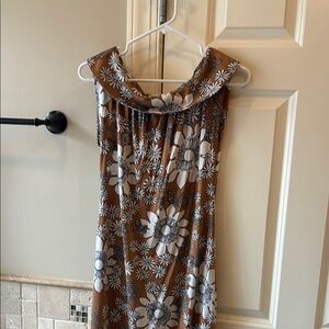 Floral Brown Dress
